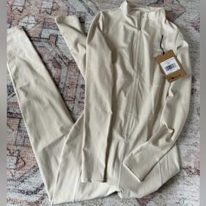 The North Face x Skims Refina Bodysuit In Bone Size Small Nwt